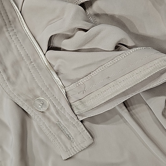 Asos Curve Tan Chinos Sz 14 Polyester - Picture 5 of 8